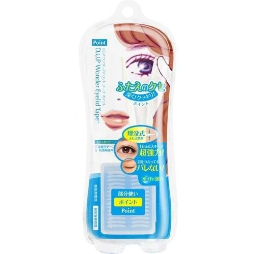 DUP Invisible Double Eyelid Tape Light Blue 180 Pieces