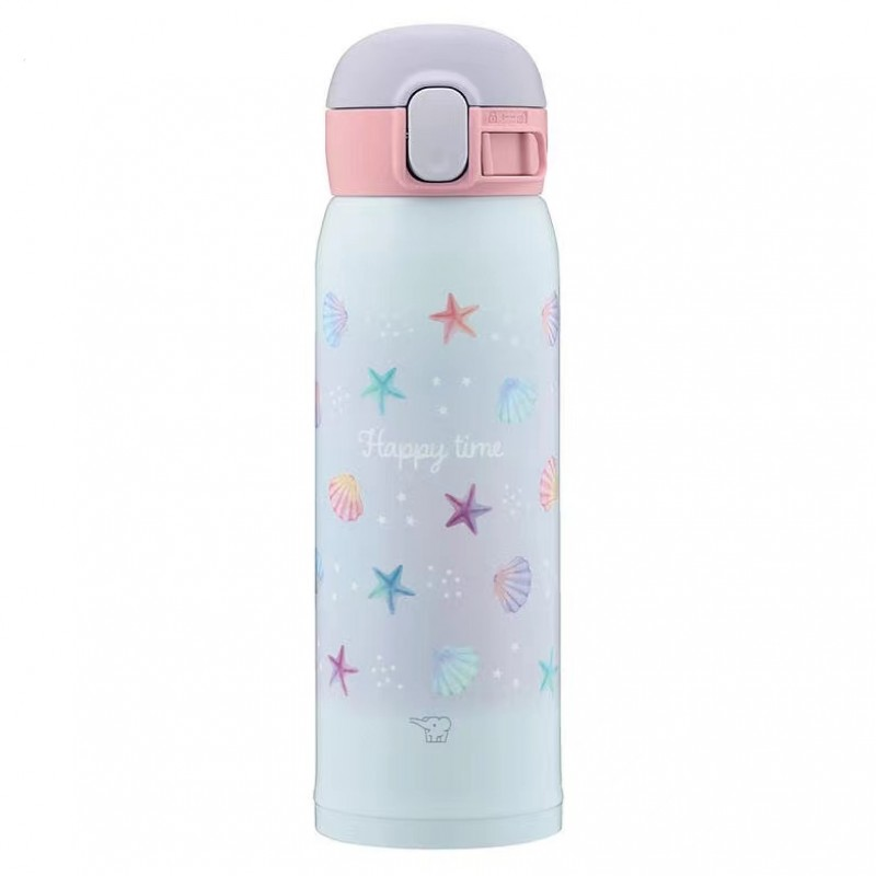 Zojirushi SM-WG48 TUFF Stainless Steel Thermos Cup Mermaid Blue 480ml