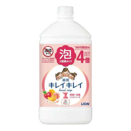 Lion Foaming Hand Soap Refill Fruit Fragrance 800ML