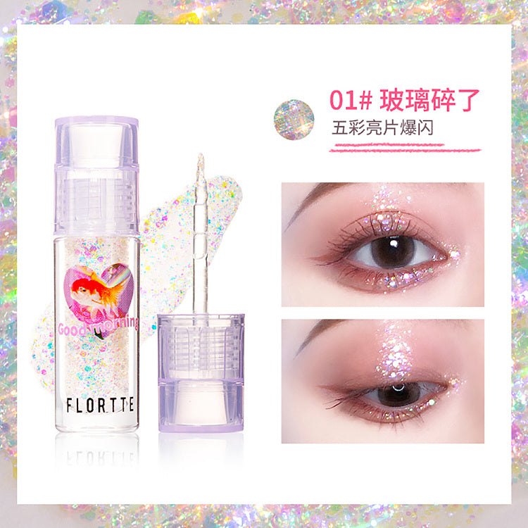 FLORTTE Heart-beating Sniper Liquid Eyeshadow 01# Broken Glass (27.06.17)