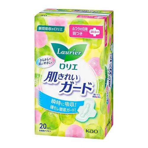Kao Laurier Skin Series Sanitary Napkins 20.5CM 20 pcs