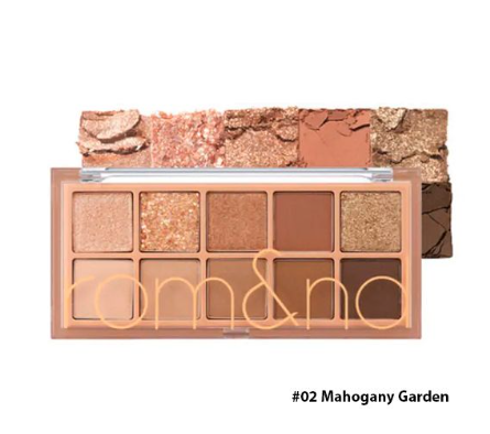 rom&nd 十色眼影盘 #02 Mahogany Garden 桃花心木花园 7.5g