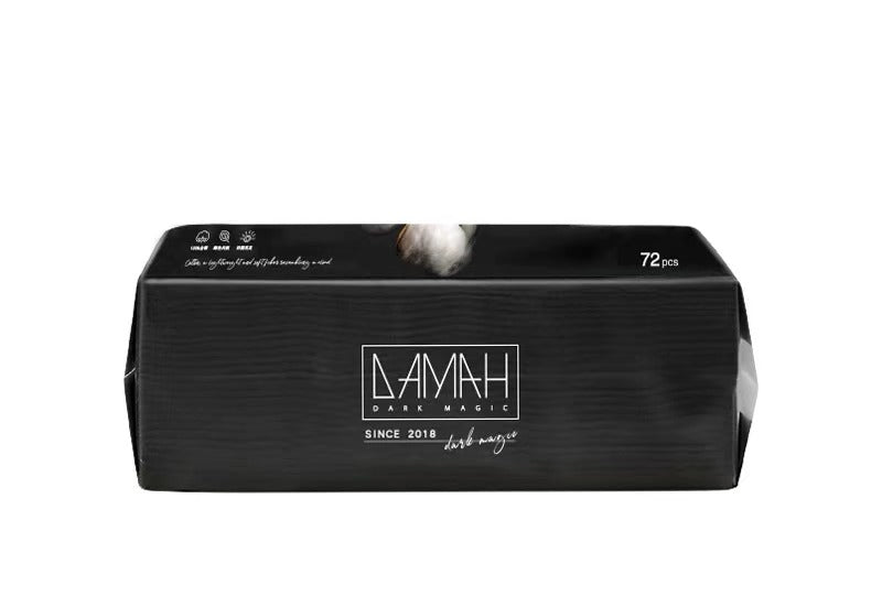 Black Magic Cotton Wipes 72 Pieces