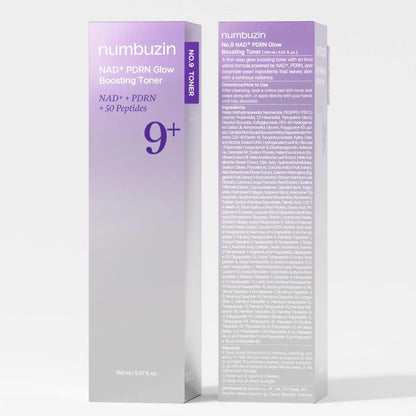 Numbuzin 9号 NAD+ PDRN 光泽提升爽肤水 150ml（28.9.7）
