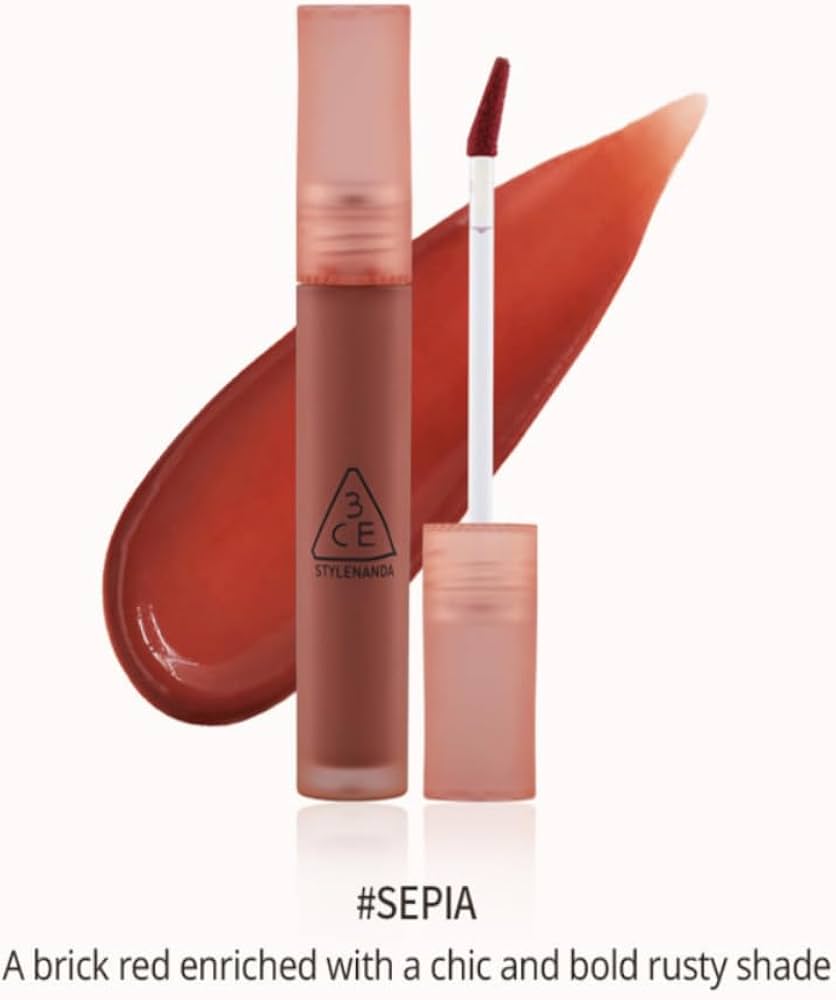 3CE Blur Water Tint 雾感水唇釉 Sepia 4.6g