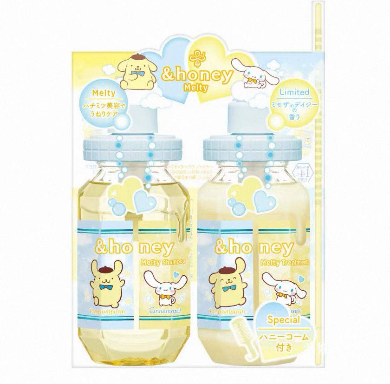 &Honey 2025三丽鸥联名限定洗护套装 玉桂狗+布丁狗送梳子