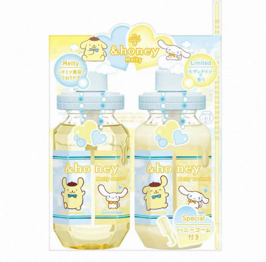 &Honey 2025三丽鸥联名限定洗护套装 玉桂狗+布丁狗送梳子