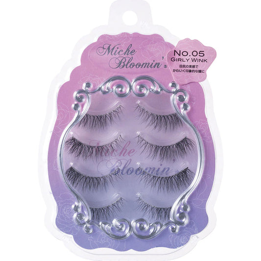 Saeko false eyelashes 05 GIRLY WINK Winking girl