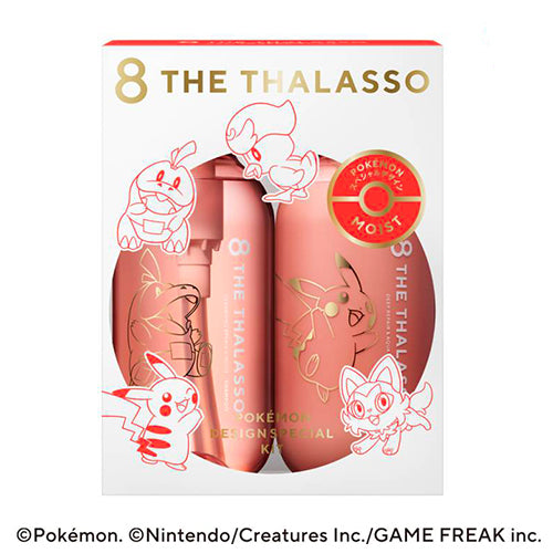 Japan 8 The thalasso Pokémon Limited Shampoo and Conditioner Set