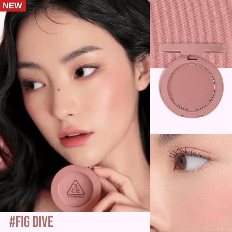 3CE 柔雾单色腮红 #FIG DIVE 无花果奶粉（28.03.19）