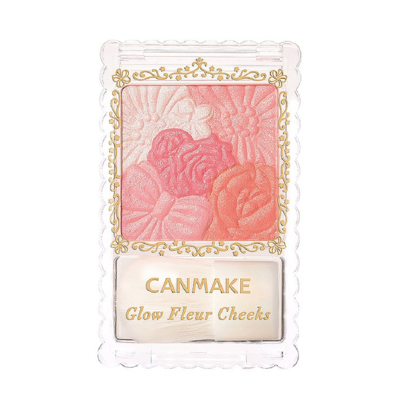 CANMAKE 井田花瓣雕刻五色腮红 01粉红浅肤 3g