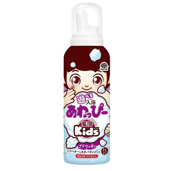 EARTH 儿童可玩泡泡入浴剂 葡萄香 160ml