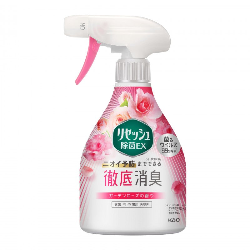 Kao Clothing EX Antibacterial Deodorizing Spray Rose Scent (For Coats and Wool) 370ml (12)