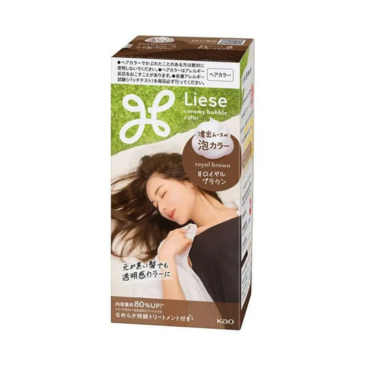 Kao Foam Hair Dye Noble Brown LAW7 (24)