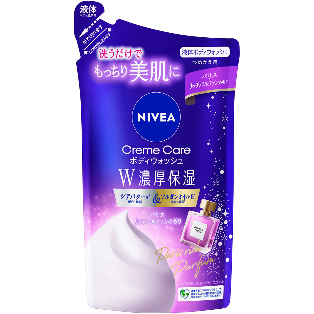 NIVEA 妮维雅双重浓润保湿沐浴露 香水香 补充装 340ml