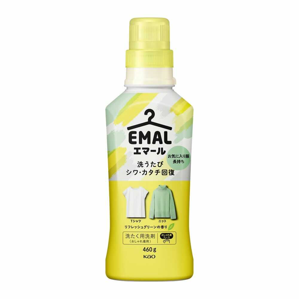 Kao Silk Wool Anti-Shrink Color Protection Laundry Detergent Yellow Floral Fragrance 500ml (18)