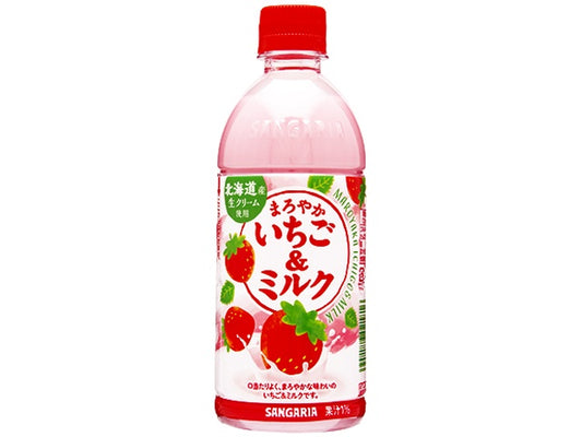 Sangaria 三佳利草莓牛奶饮料 500ML*24瓶（EXP: 26.08.31)