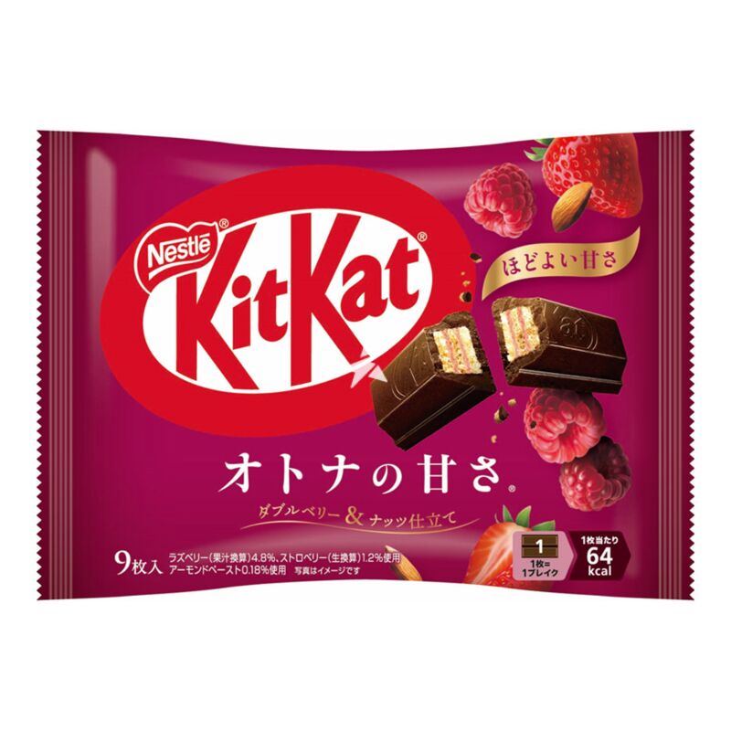 Nestlé KitKat 双莓坚果巧克力威化饼干 9枚入（组规：12）