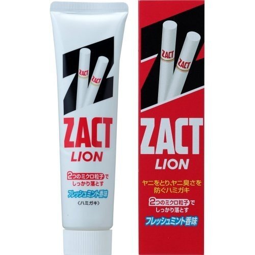 LION狮王 ZACT 去烟渍美白牙膏 清爽薄荷味 150g