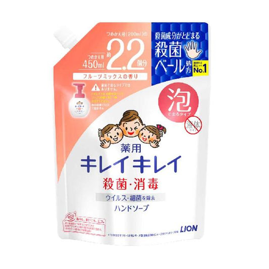 Lion Foaming Hand Soap Refill Fruit Fragrance 450ml (16)