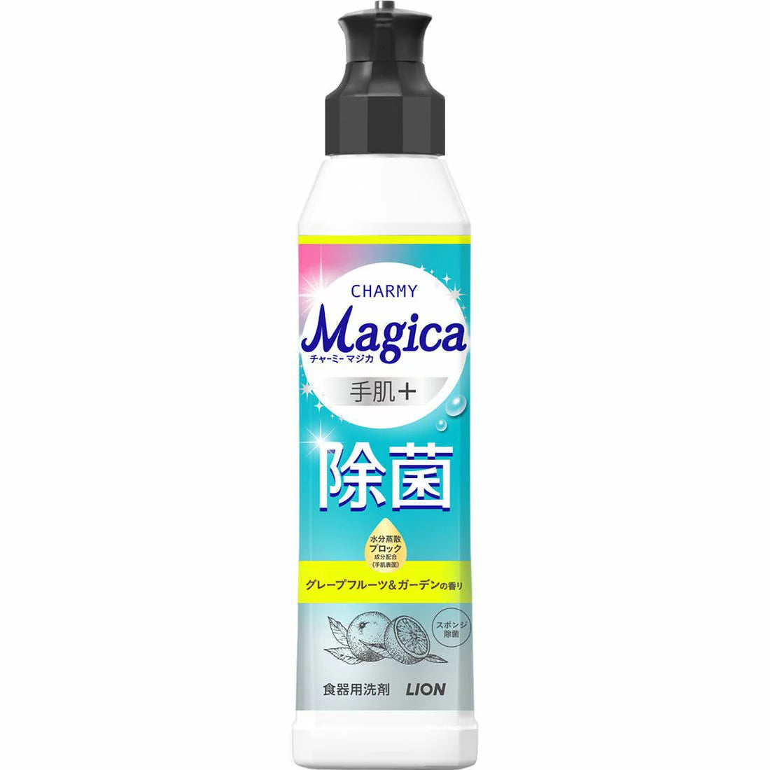 LION狮王 Magica护手除菌洗洁精 西柚花香 220ml（箱规：14）
