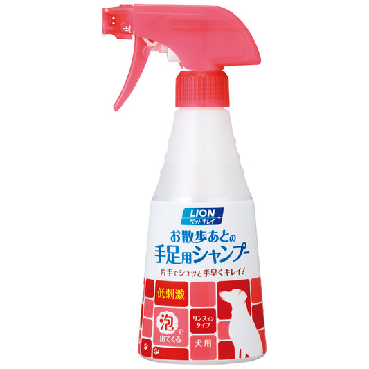 LION Lion King Dog Walking Foot Foam Cleanser 270ml