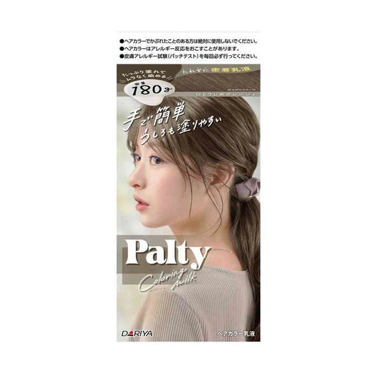 日本Dariya Palty光泽保湿乳状染发剂 光影两立灰