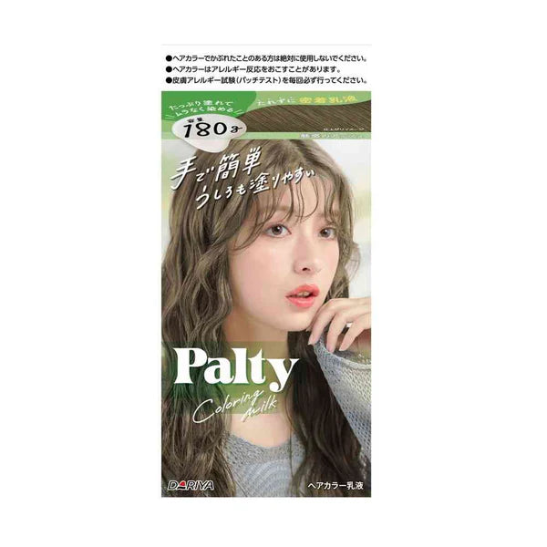 日本Dariya Palty光泽保湿乳状染发剂 魅惑亚麻色