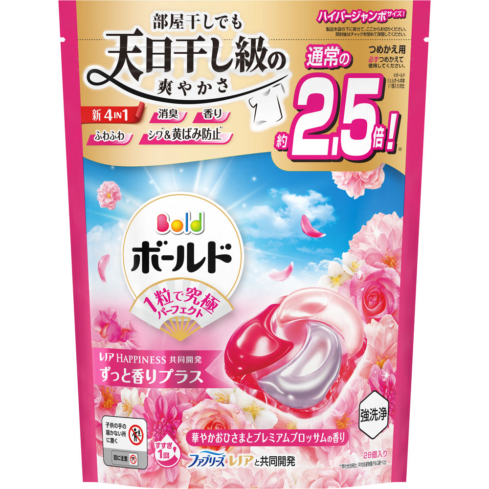 P&amp;G Laundry Detergent Refills Rose Scent 36 Count