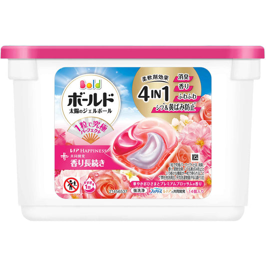 P&G 宝洁洗衣凝珠 玫瑰花香 14个入 (箱规：6)