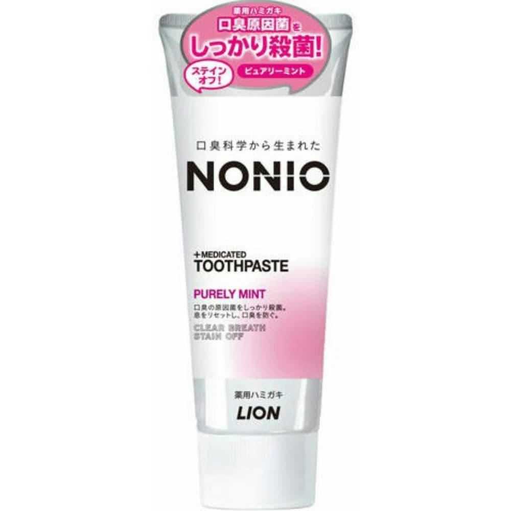 LION狮王 NONIO药用口气清新牙膏 温和纯净薄荷味 130g