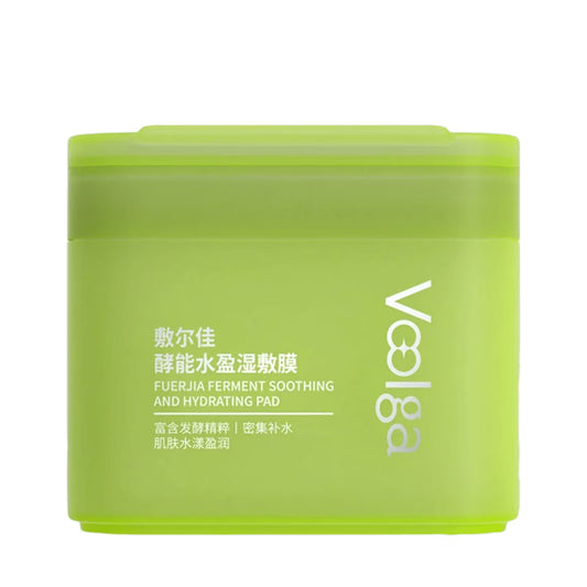 敷尔佳方胖子酵能水盈醒肤紧致湿敷棉片 绿胖子 70片入