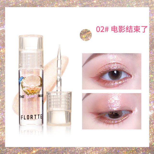 FLORTTE Heart-beating Sniper Liquid Eyeshadow 02#The Movie is Over (27.01.01)