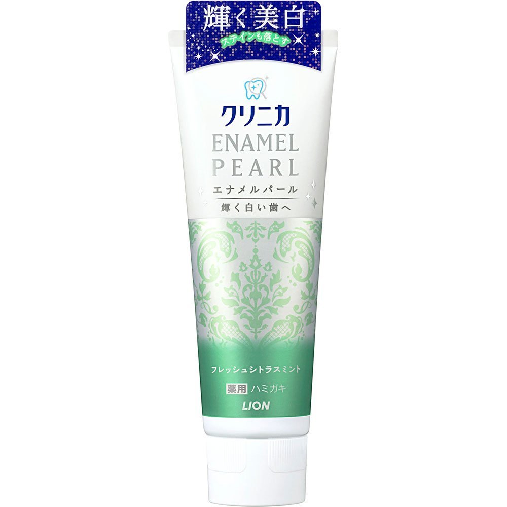 LION狮王 药用亮白牙膏 清新柑橘薄荷味 130g（组规：10 箱规：60）