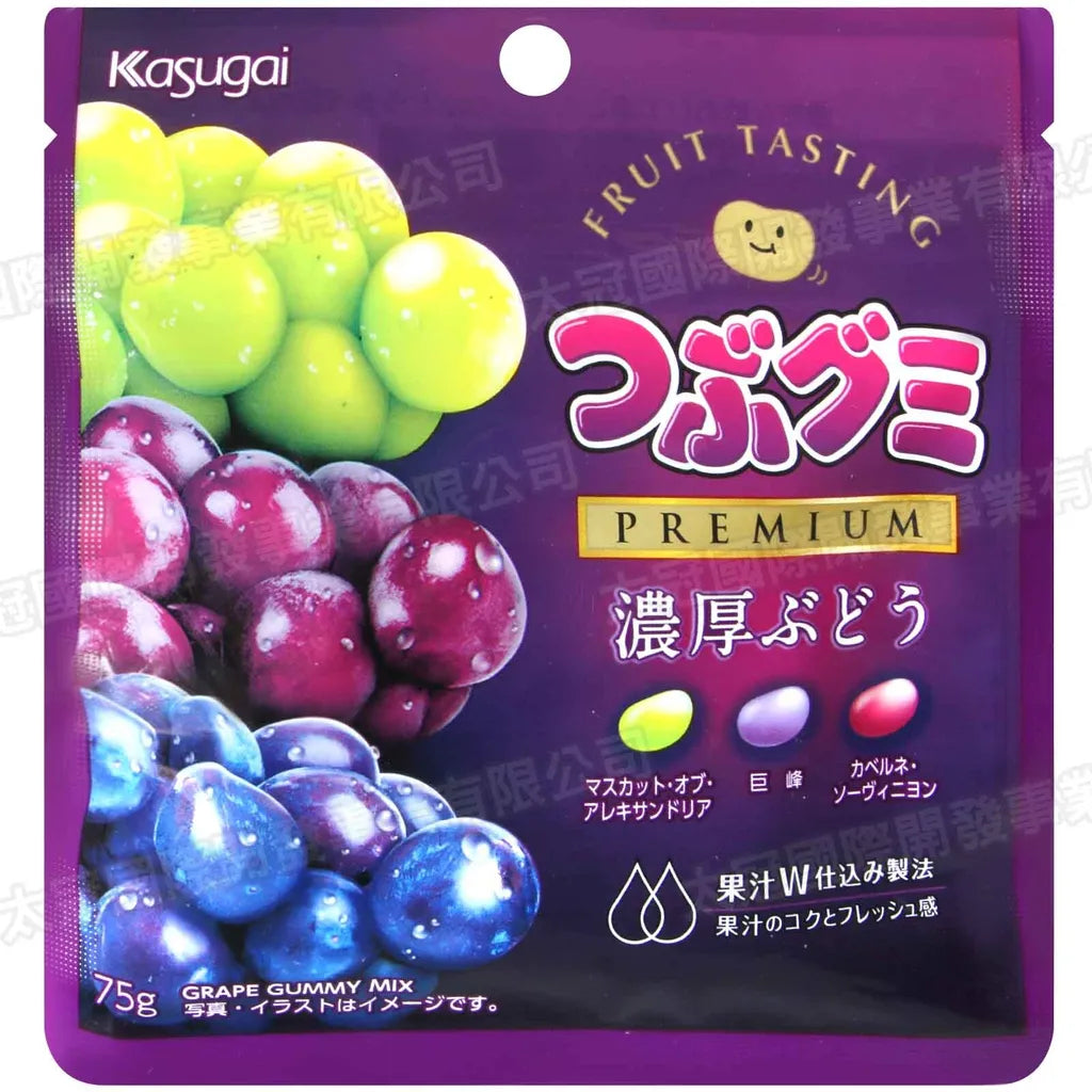 春日井 PREMIUM 浓厚葡萄味软糖 75g（盒规：10）