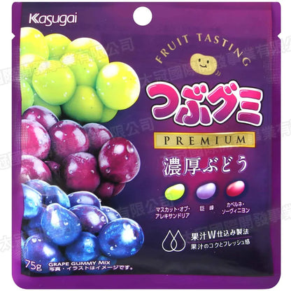 春日井 PREMIUM 浓厚葡萄味软糖 75g（盒规：10）