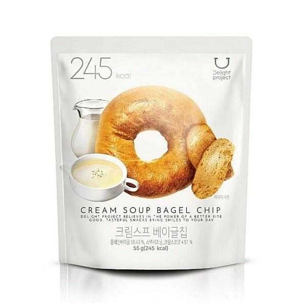 Delight Project 低卡贝果脆片 奶油浓汤味 55g
