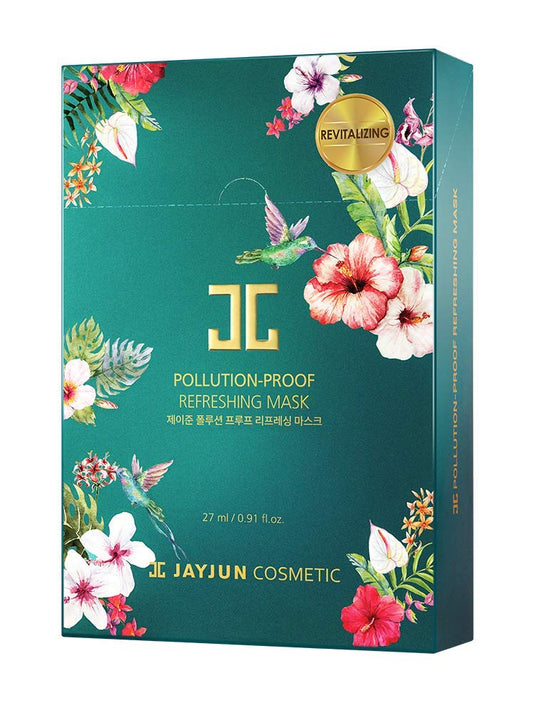 JAYJUN 捷俊防雾霾面膜 绿色净透舒缓 10片入