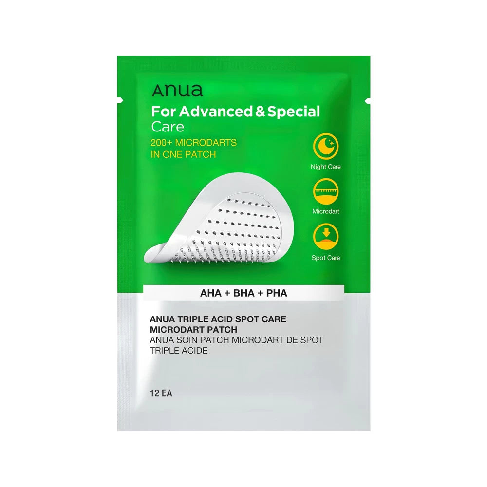 Anua TRIPLE ACID SPOT CARE MICRODART PATCH 12EA