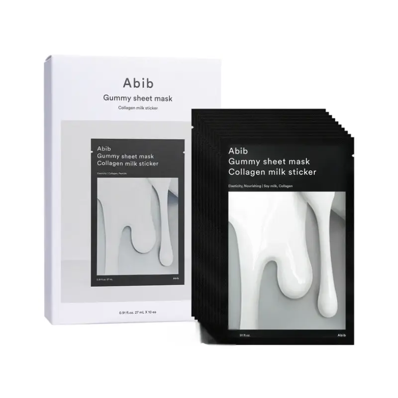 Abib 胶原蛋白牛奶保湿面膜 10片入