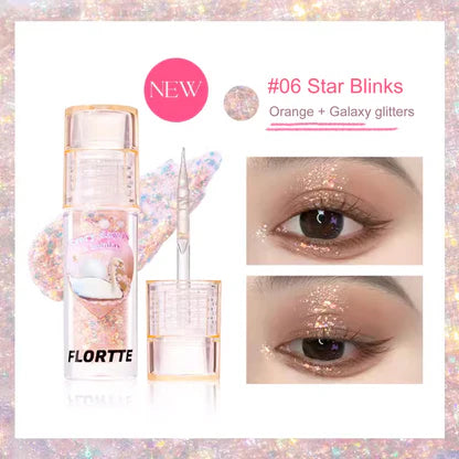 FLORTTE Heart-beating Sniper Liquid Eyeshadow 06# Twinkle Star (27.04.25)