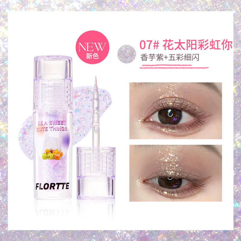 FLORTTE Heart-beating Sniper Liquid Eyeshadow 07#Flower Sun Rainbow You (27.04.07)