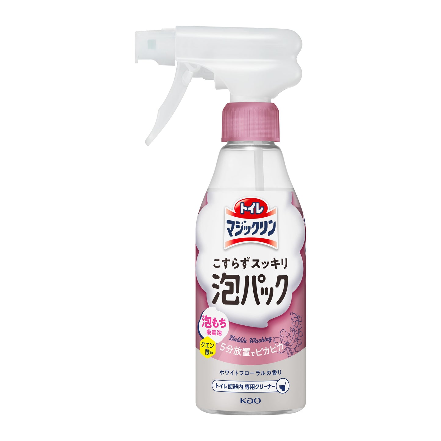 花王 坐便马桶泡沫除菌清洁剂 花香 300ml