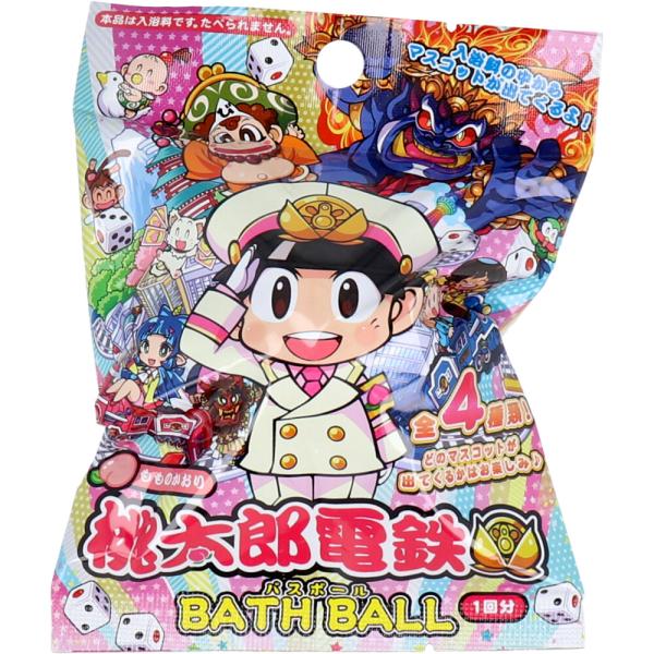 Santan Momotaro Subway Bath Ball 1pc