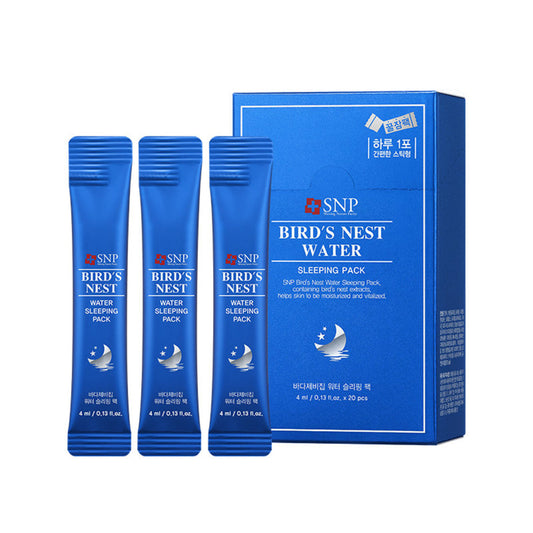 SNP Marine Bird's Nest Hydrating Sleeping Mask 20 Packs