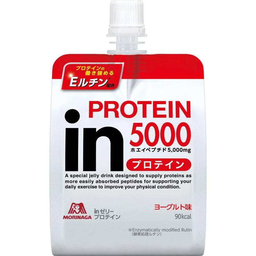 MORINAGA 森永 in Jelly 蛋白质果冻饮料 酸奶味 180g（组规：6）
