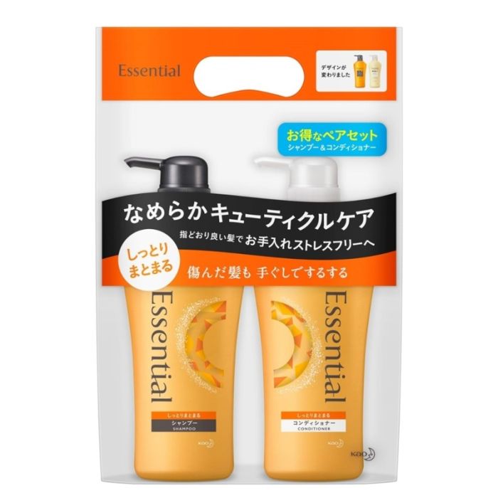 Kao Shampoo &amp; Conditioner Set Orange 480MLx2 6/box