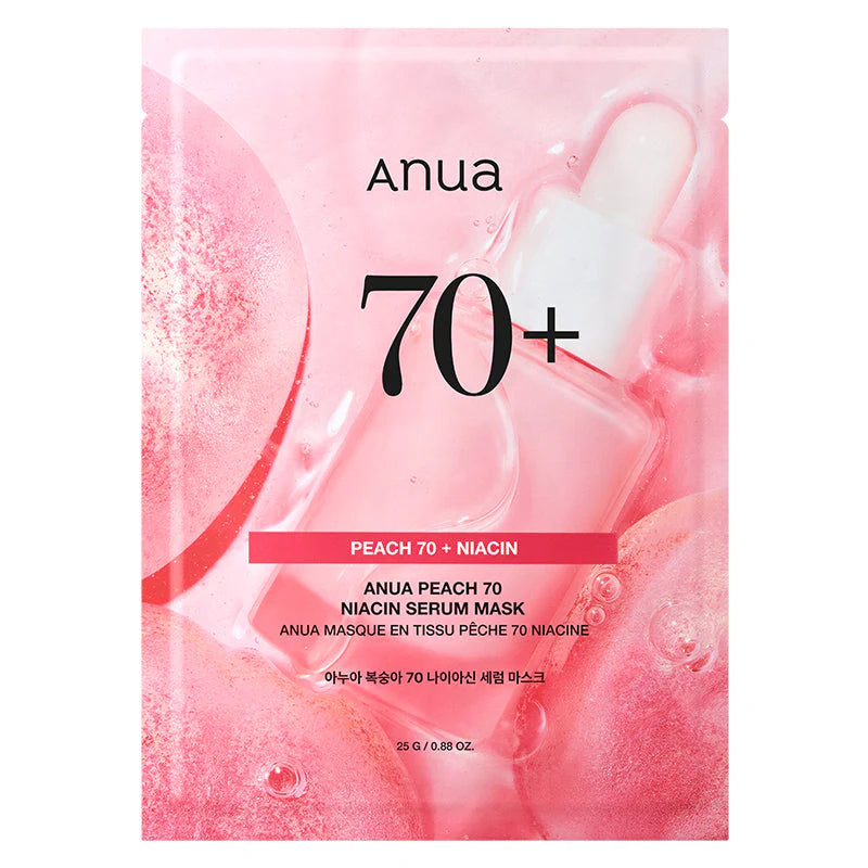Anua 蜜桃70%烟酰胺精华面膜 10片