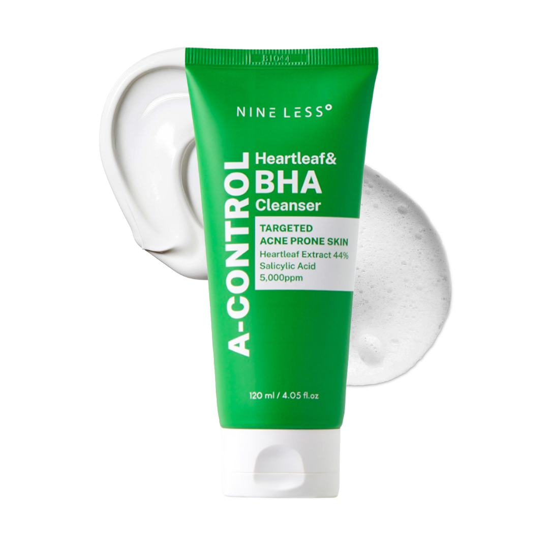 NINELESS A-Control 鱼腥草 BHA 控油净肤洁面乳 120ml