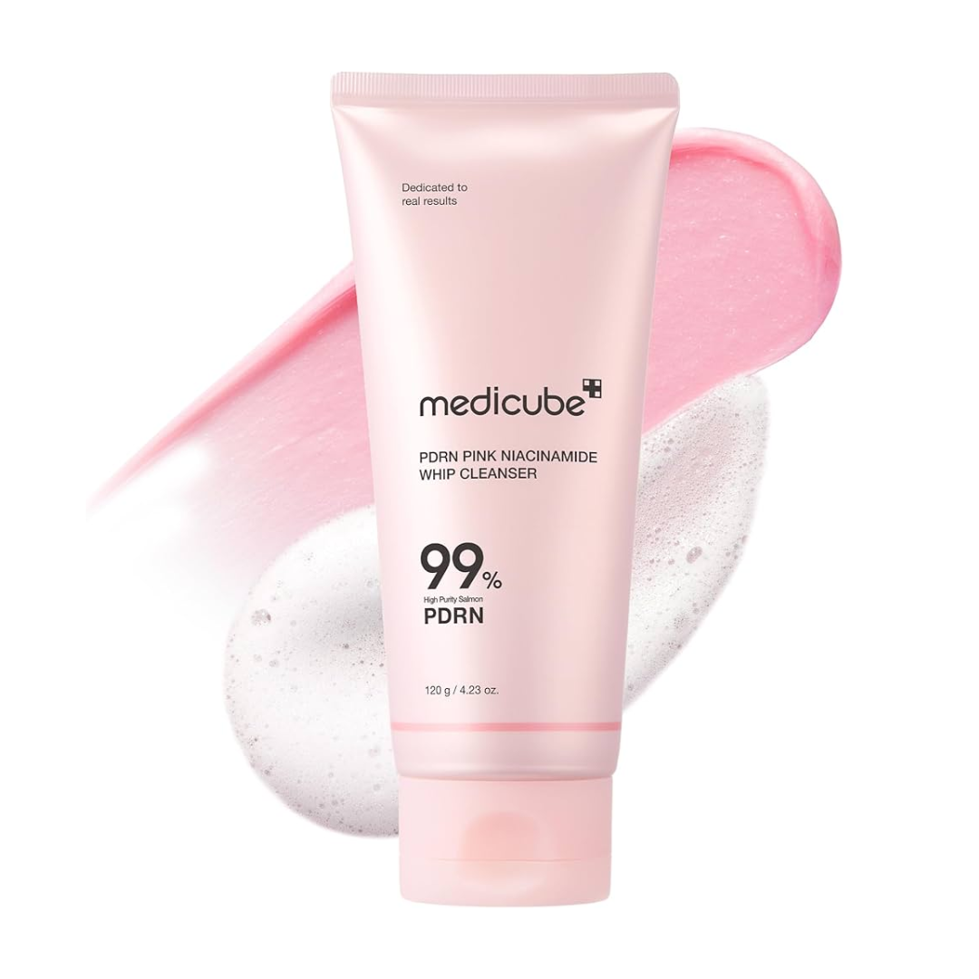 Medicube PDRN粉色烟酰胺棉花糖泡沫洁面乳 120g